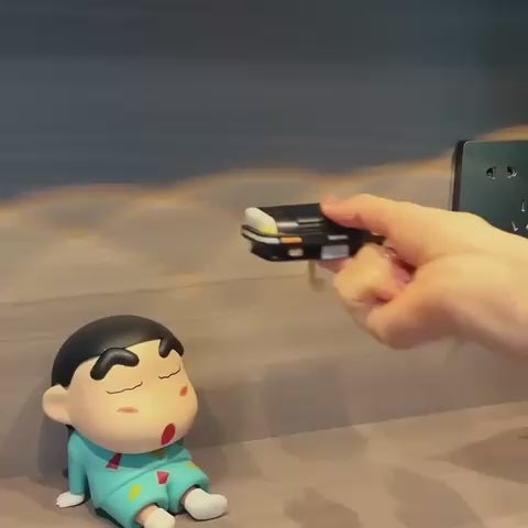 Cute Car Shape Wall Key Holder with LED Lights – Fun Home Decor Key Hanger